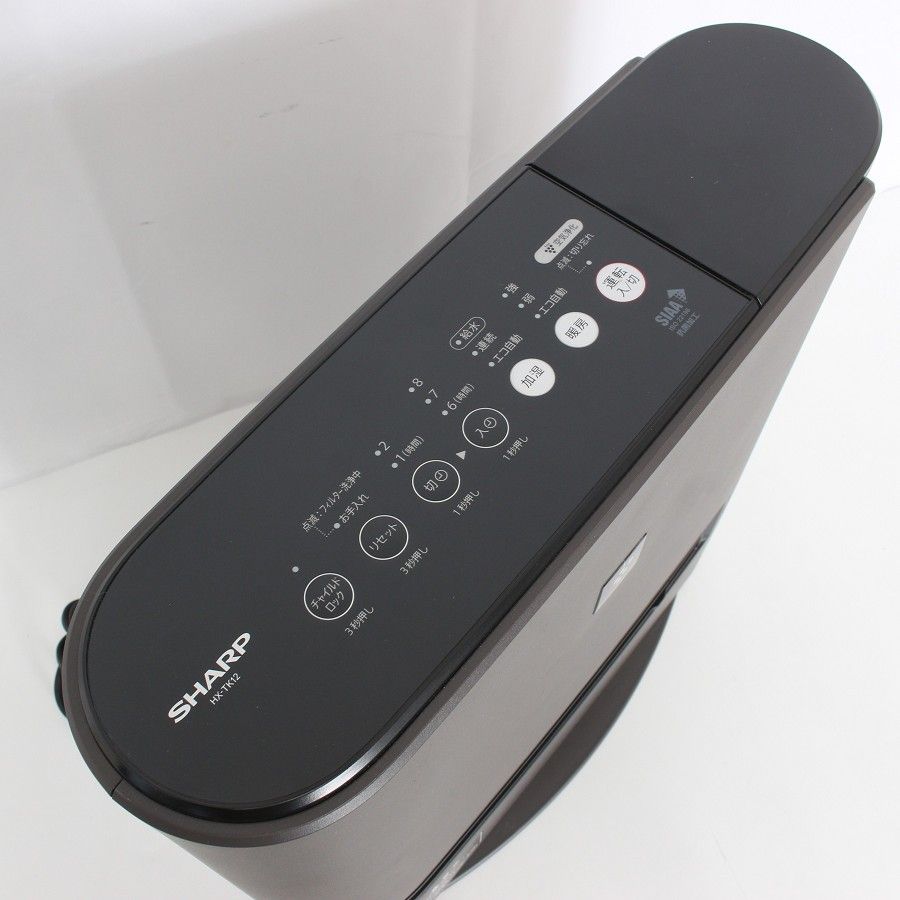 美品】シャープ HX-TK12-T ダークブラウン 加湿セラミックファン