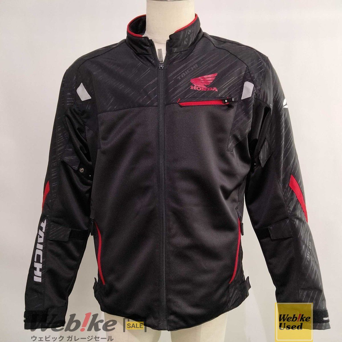Honda Taichi ジャケット LLサイズ ブラック/レッド RS TAICHI HONDA ホンダ メッシュジャケット | サイズ：LL RXBI22434