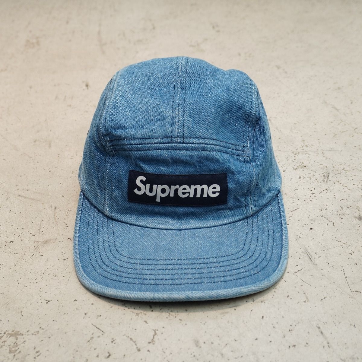 国内正規 美品 24AW SUPREM シュプリーム Washed Chino Twill Camp Cap