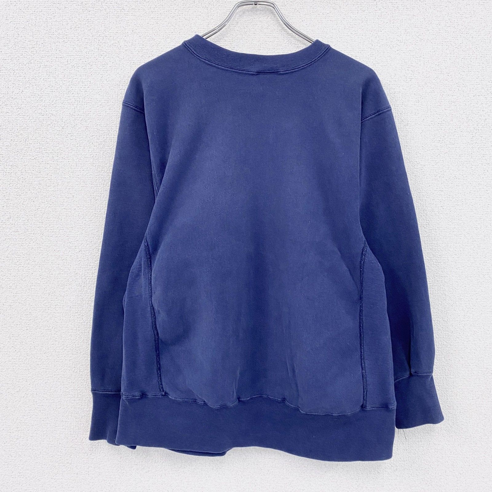 古着 used　Champion　チャンピオン　リバースウィーブ　スウェット/トレーナー　カレッジプリント　ヴィンテージ　紺　ネイビー　Lサイズ