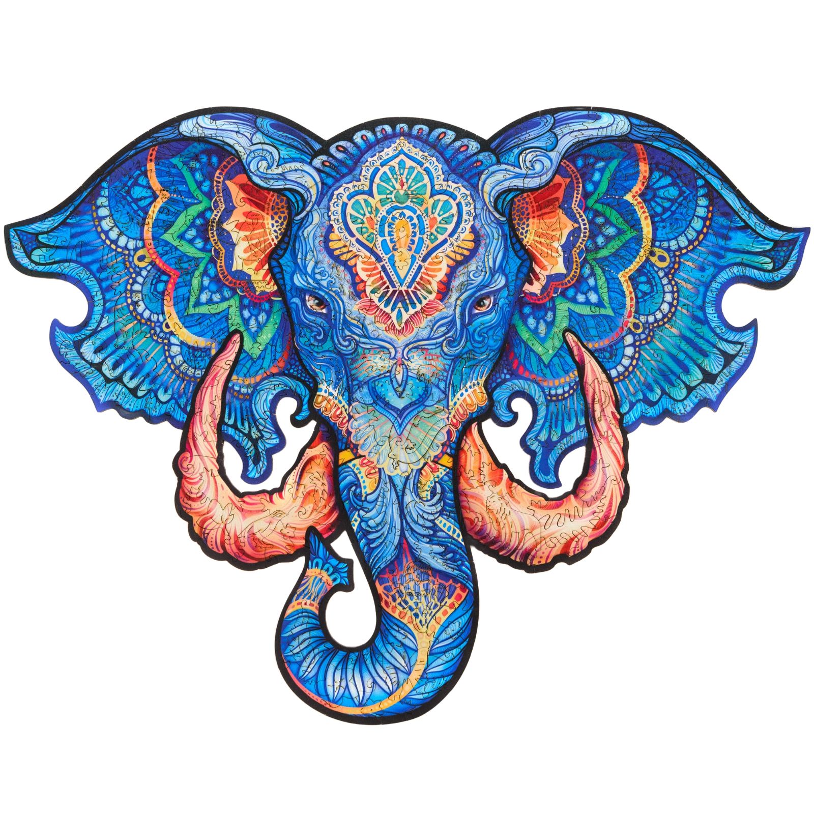 UNIDRAGON 木製ジグソーパズル 「エレファント」 Mサイズ 194ピース