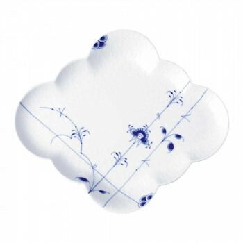 C） ロイヤルコペンハーゲン ブルーパルメッテ ひし形トレー 26CM