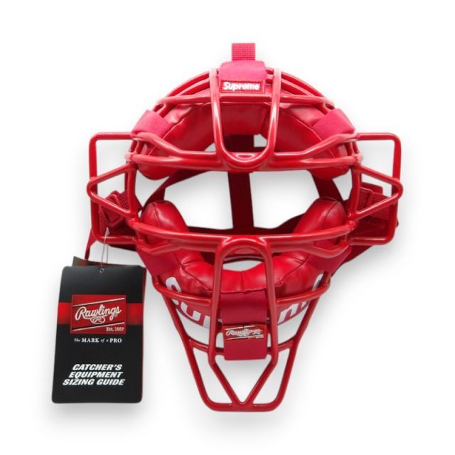 SUPREME 18ss Rawlings Catcher's Mask Red シュプリーム ローリングス