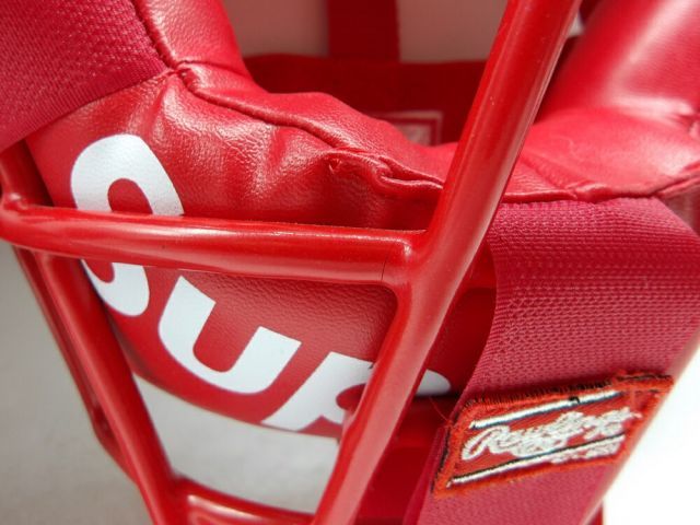 SUPREME 18ss Rawlings Catcher's Mask Red シュプリーム ローリングス