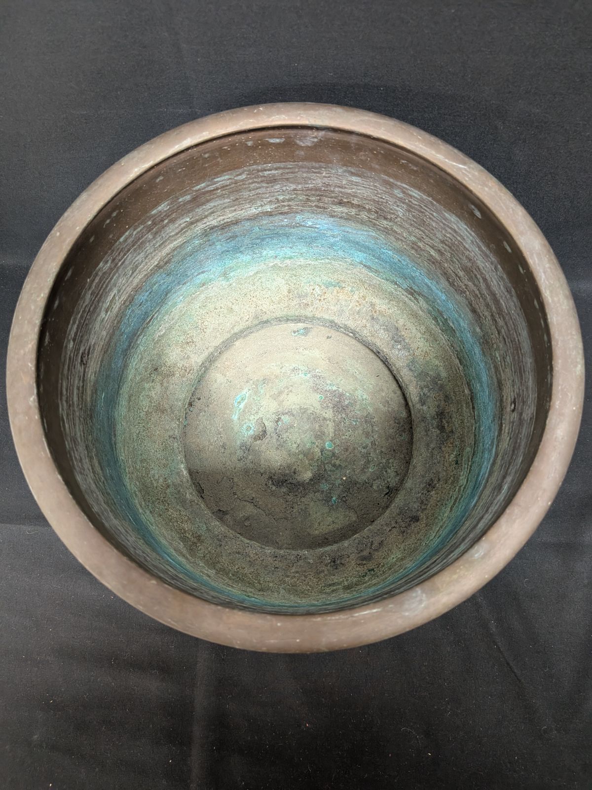 金属製火鉢 取手付 獅子 昭和レトロ - メルカリ