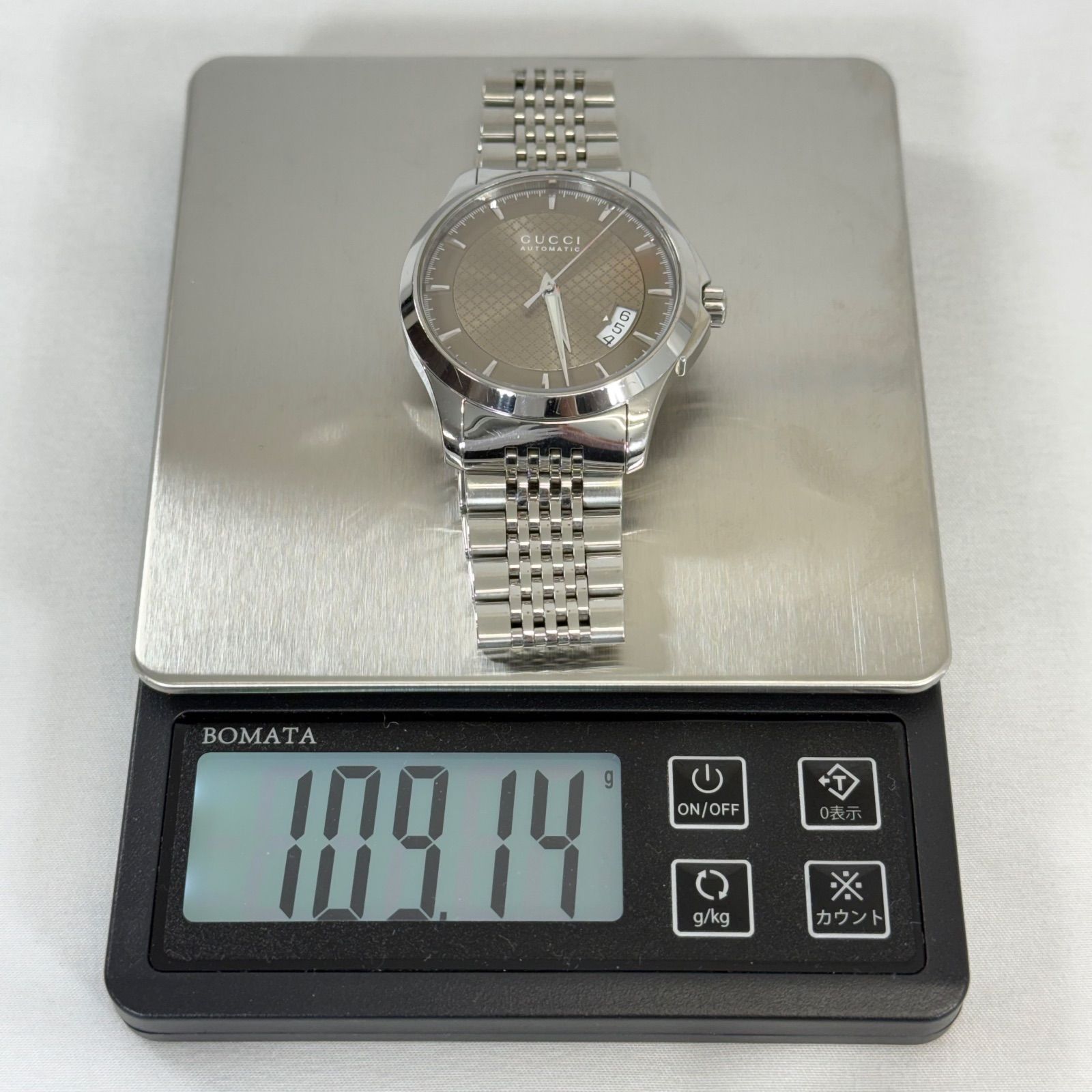 GUCCI - GUCCI グッチGタイムレス 126.4 YA126431 自動巻き GUCCI - GUCCI グッチGタイムレス 126.4 YA126431 自動巻き