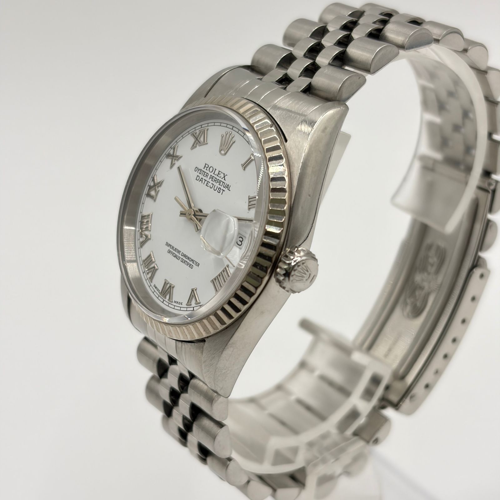 ROLEX ロレックス デイトジャスト ref.16234 ホワイト 白 ローマ文字盤 