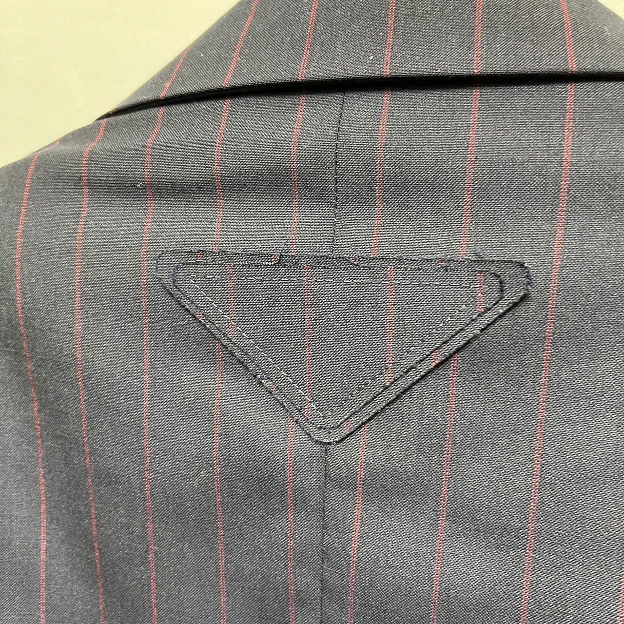 PRADA プラダ 22SS ストライプテーラードジャケット UGM169 S221 10D9