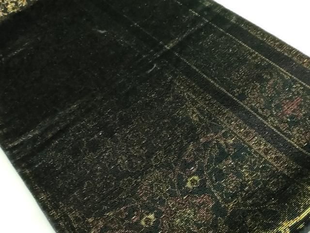 平和屋本店○極上 SALAMU サラム 藤井勝比琥 両面 全通柄袋帯 ビロード