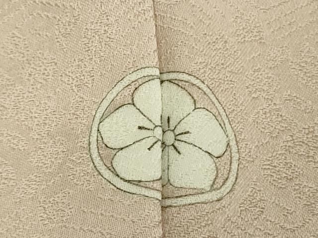 平和屋本店○極上 皇室献上作家 藤井寛 色留袖 駒刺繍 雲重ねエ霞 薄