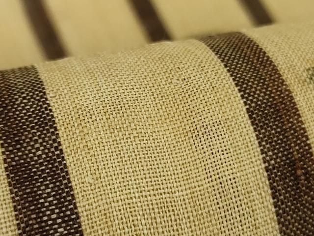 平和屋本店＊極上 夏物 芭蕉布 手積み芭蕉糸100％ 間道 逸品