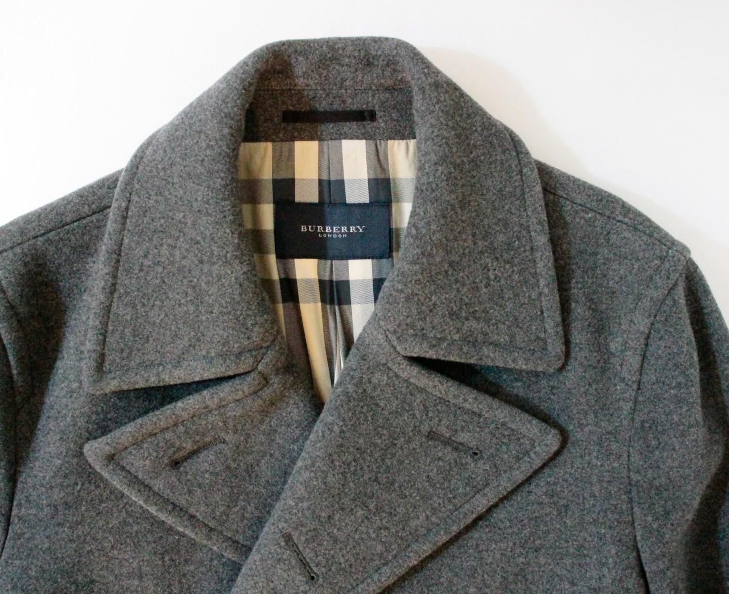 中古】 BURBERRY LONDON レディースピーコート L BURBERRY LONDON/L