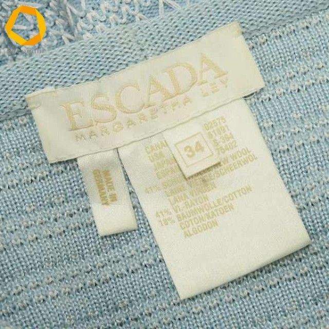 エスカーダ ESCADA ジャケット ノーカラー デザインボタン レディース