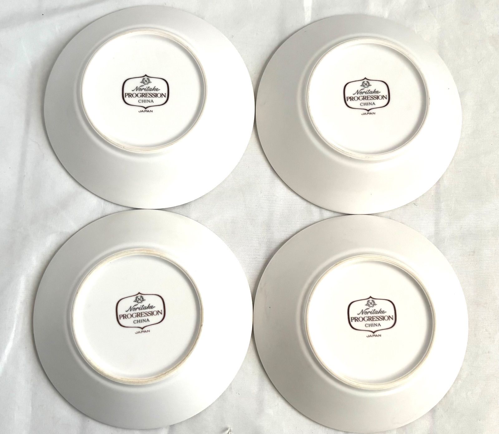 Noritake PROGRESSION China レトロ柄皿 5枚セット Noritake