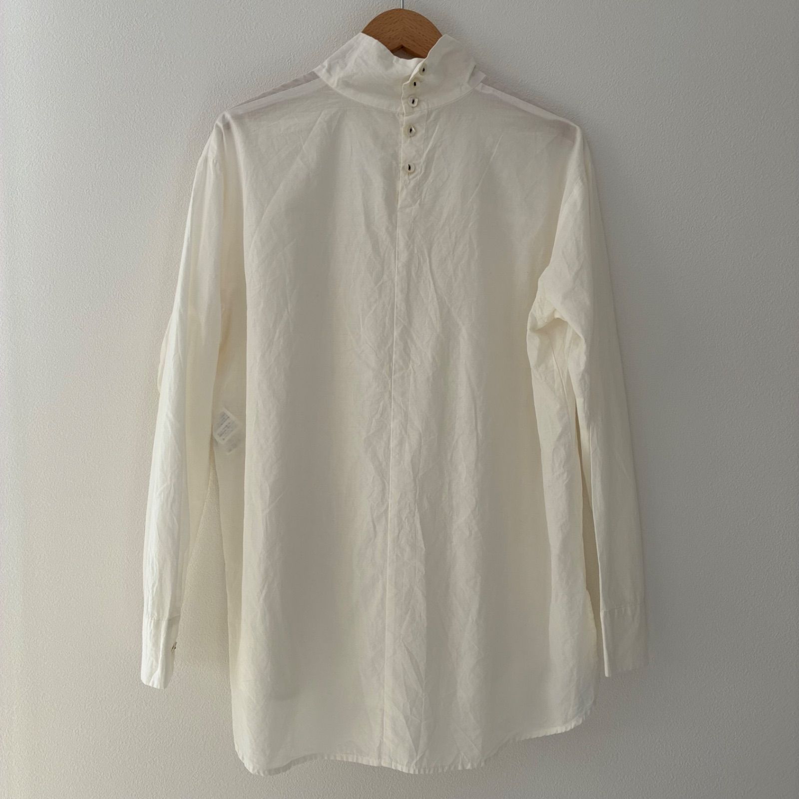 pas de calais ホワイト 半袖シャツ pas de calais ホワイト 半袖