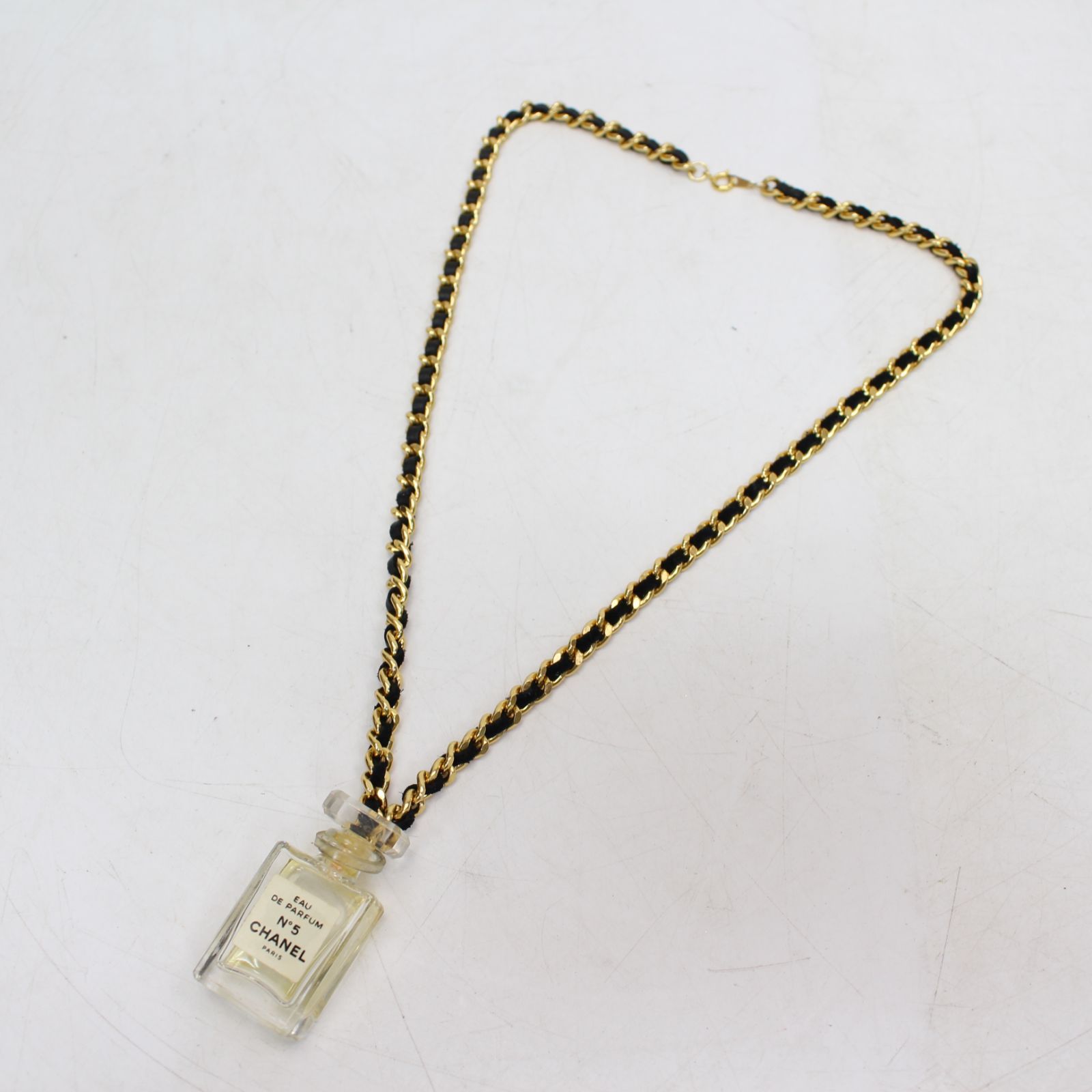 【美品】CHANEL N°5 香水 ネックレス ヴィンテージ ペンダント 稀少 PayPay専用】《激レア 美品 CHANEL フレグランス No5 香水 ネックレス