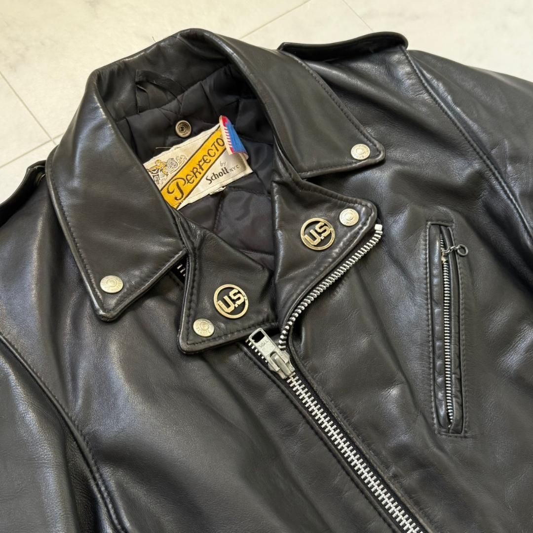 schott ダブルライダース レザージャケット 618 サイズ34 - メルカリ