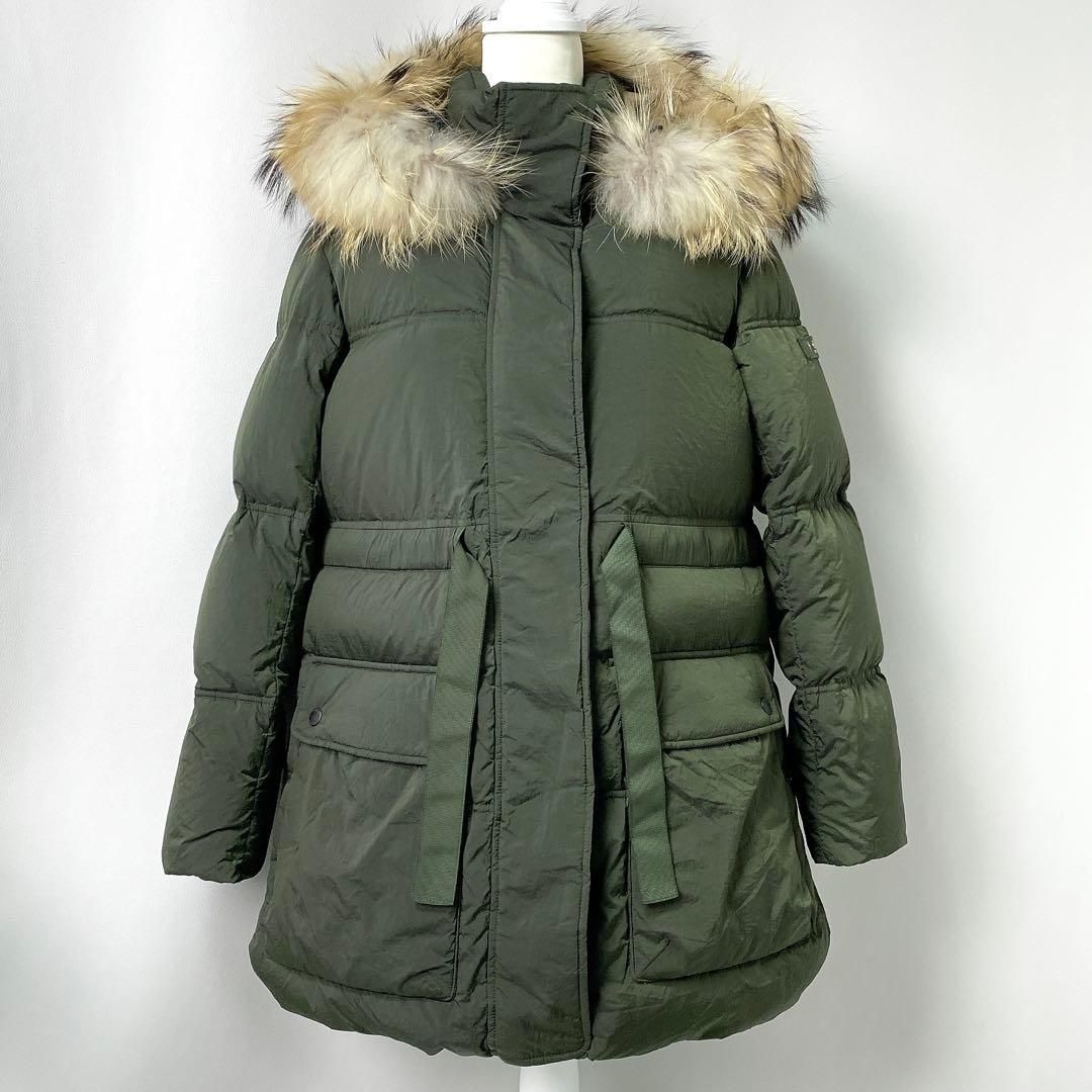 美品❄️TATRAS タトラス ダウンコート ファー付き カーキ01サイズ TATRAS ダウンジャケット カーキ TATRAS(タトラス) ⁄ ダウンジャケット