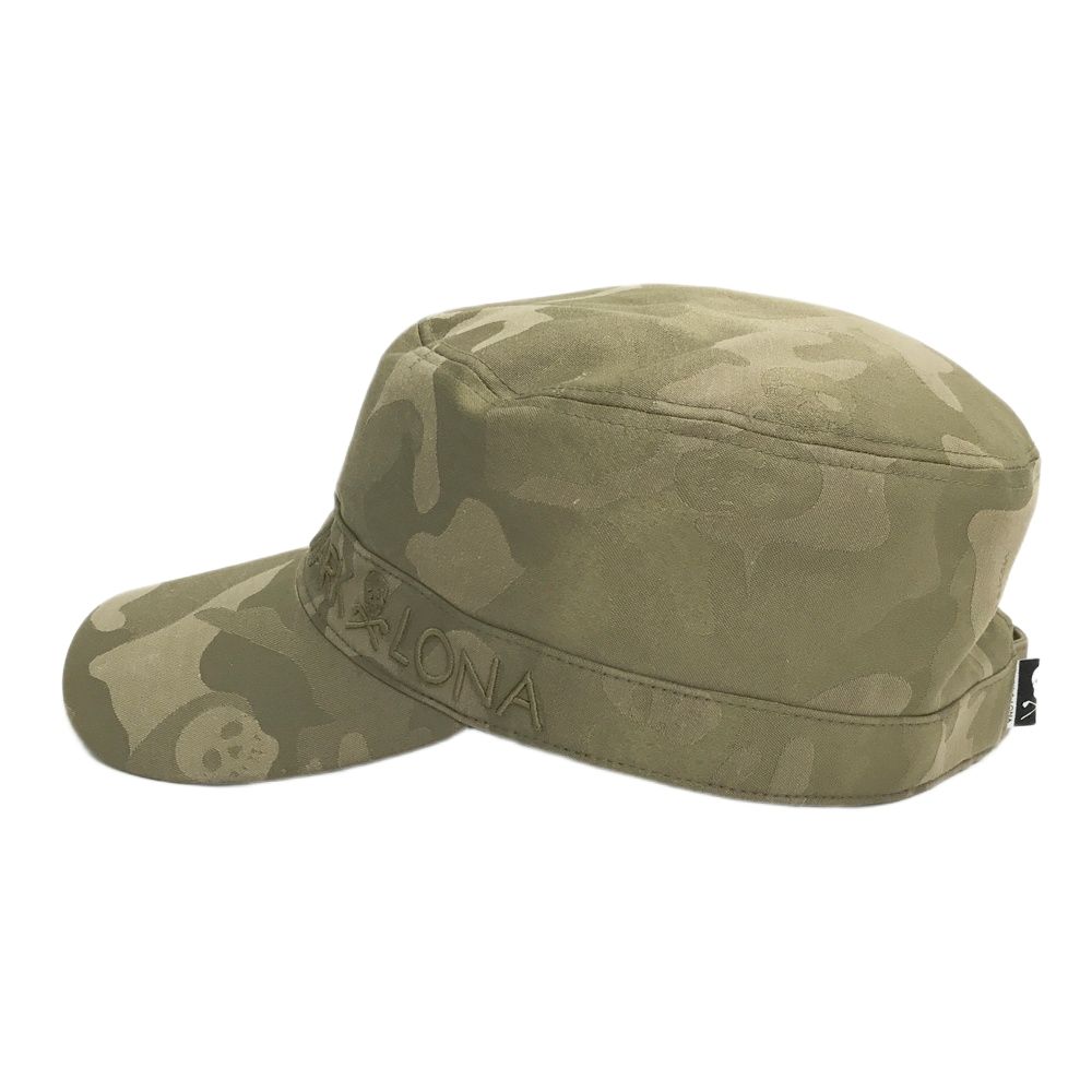 MARKLONA 迷彩スカルキャップ MARK&LONA マークアンドロナ ワークキャップ スカル 迷彩 カモフラ柄