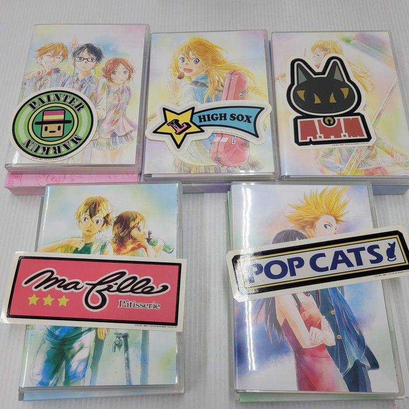 収納BOX付【Blu-ray】四月は君の嘘 初回 全9巻　セット Amazon.co.jp: Blu-ray「四月は君の嘘 全9巻セット 完全生産限定版