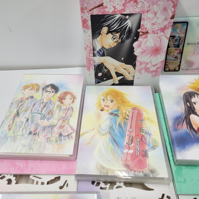 収納BOX付【Blu-ray】四月は君の嘘 初回 全9巻　セット Amazon.co.jp: Blu-ray「四月は君の嘘 全9巻セット 完全生産限定版
