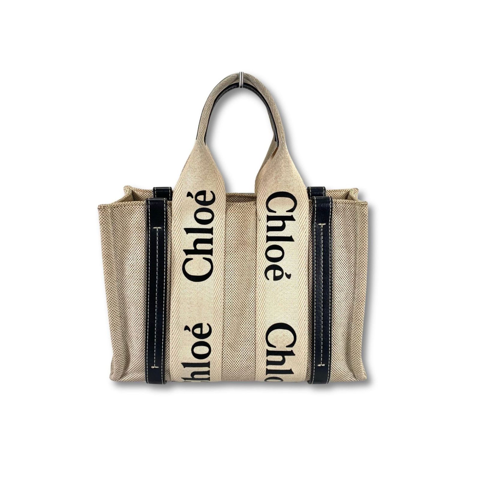 Chloé Woodyスモールトートバッグブラック