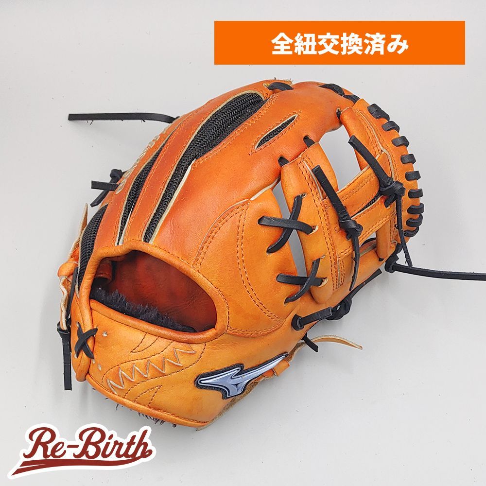 全紐交換済み 】 ミズノ 軟式グローブ / 内野手用 型付け済み (mizuno