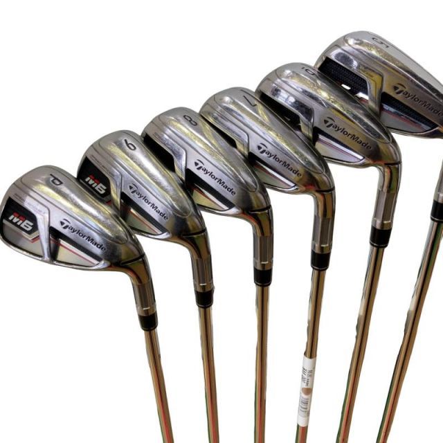 中古】 テーラーメイド M6 6S アイアンセット IR RE-AX 85 STEEL