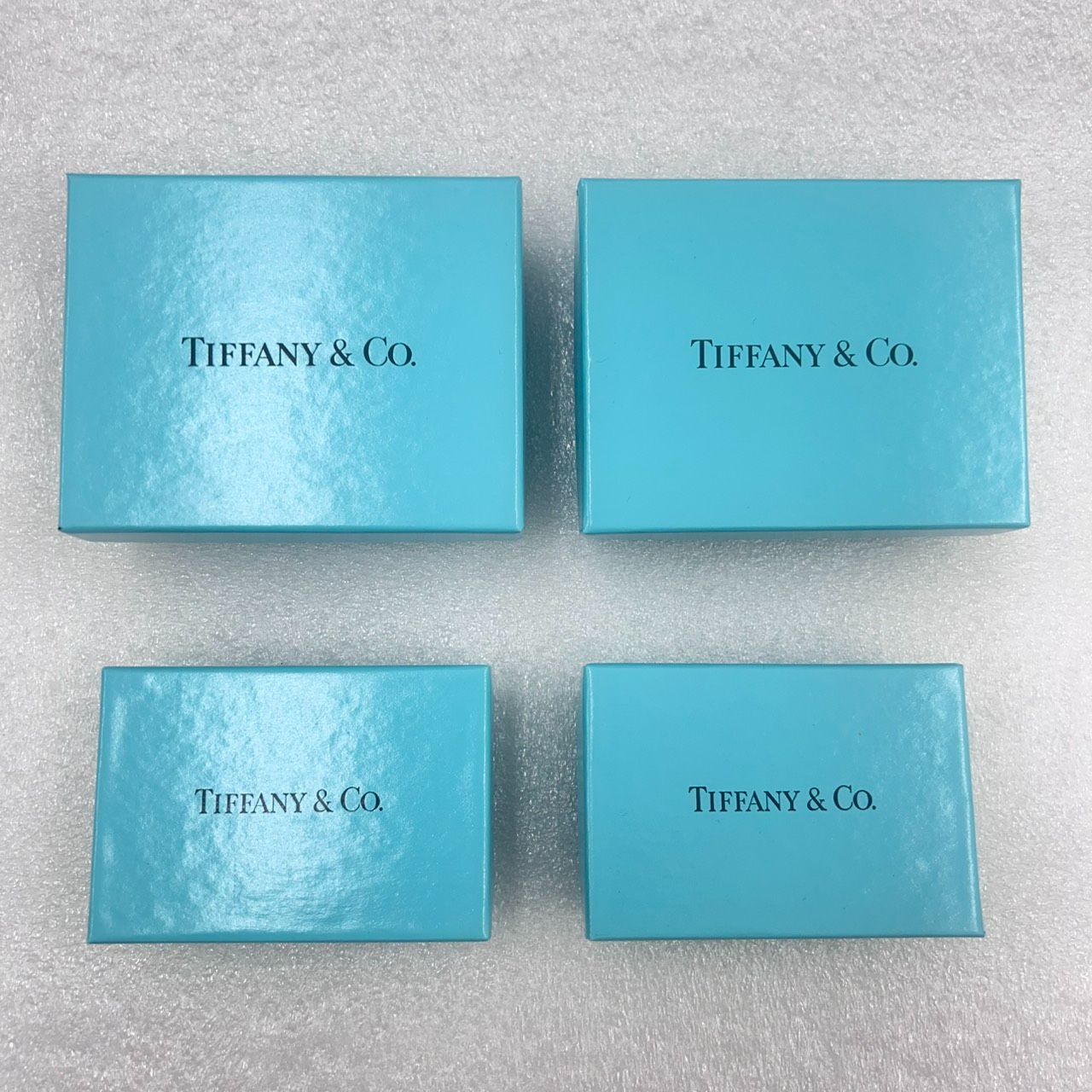 Tiffany ティファニー アクセサリーケース 空箱 ショッパー まとめ ティファニー Tiffany＆Co. 空箱 BOX アクセサリーケース 4個 まとめ