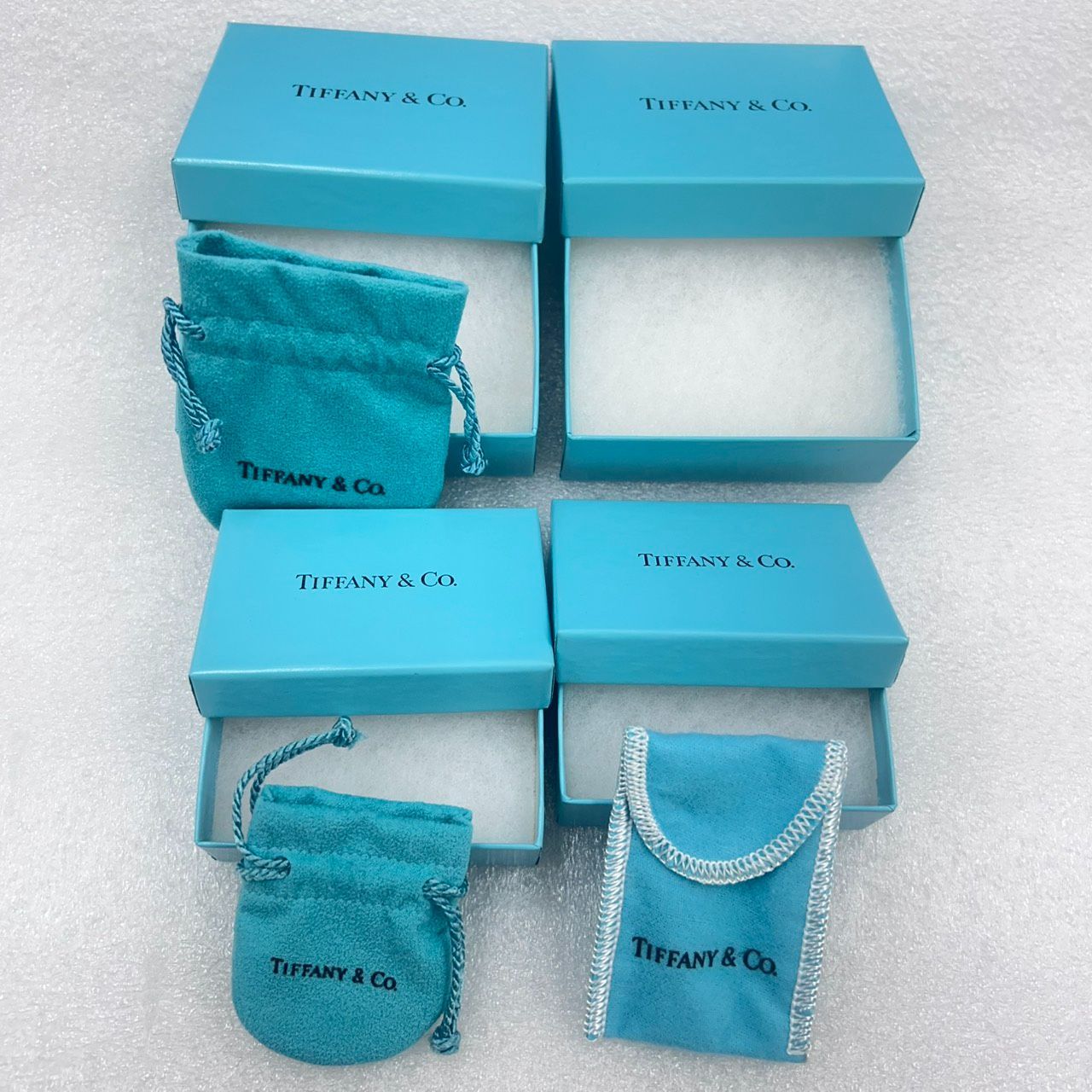 ティファニー Tiffany&Co. 空箱 BOX アクセサリーケース 4個 まとめ ティファニー Tiffany&Co. 空箱 BOX アクセサリーケース 4個 まとめ