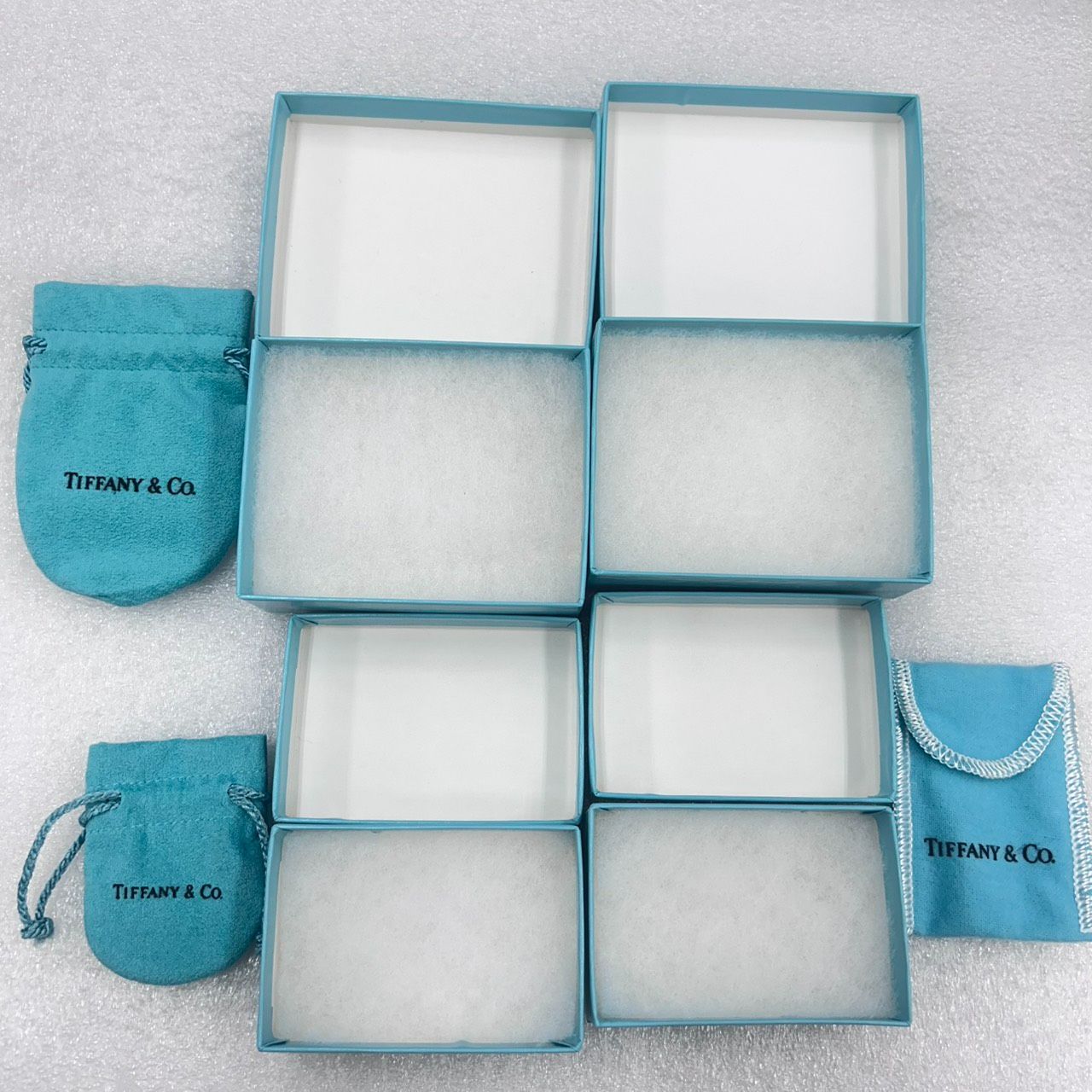 Tiffany ティファニー アクセサリーケース 空箱 ショッパー まとめ ティファニー Tiffany＆Co. 空箱 BOX アクセサリーケース 4個 まとめ