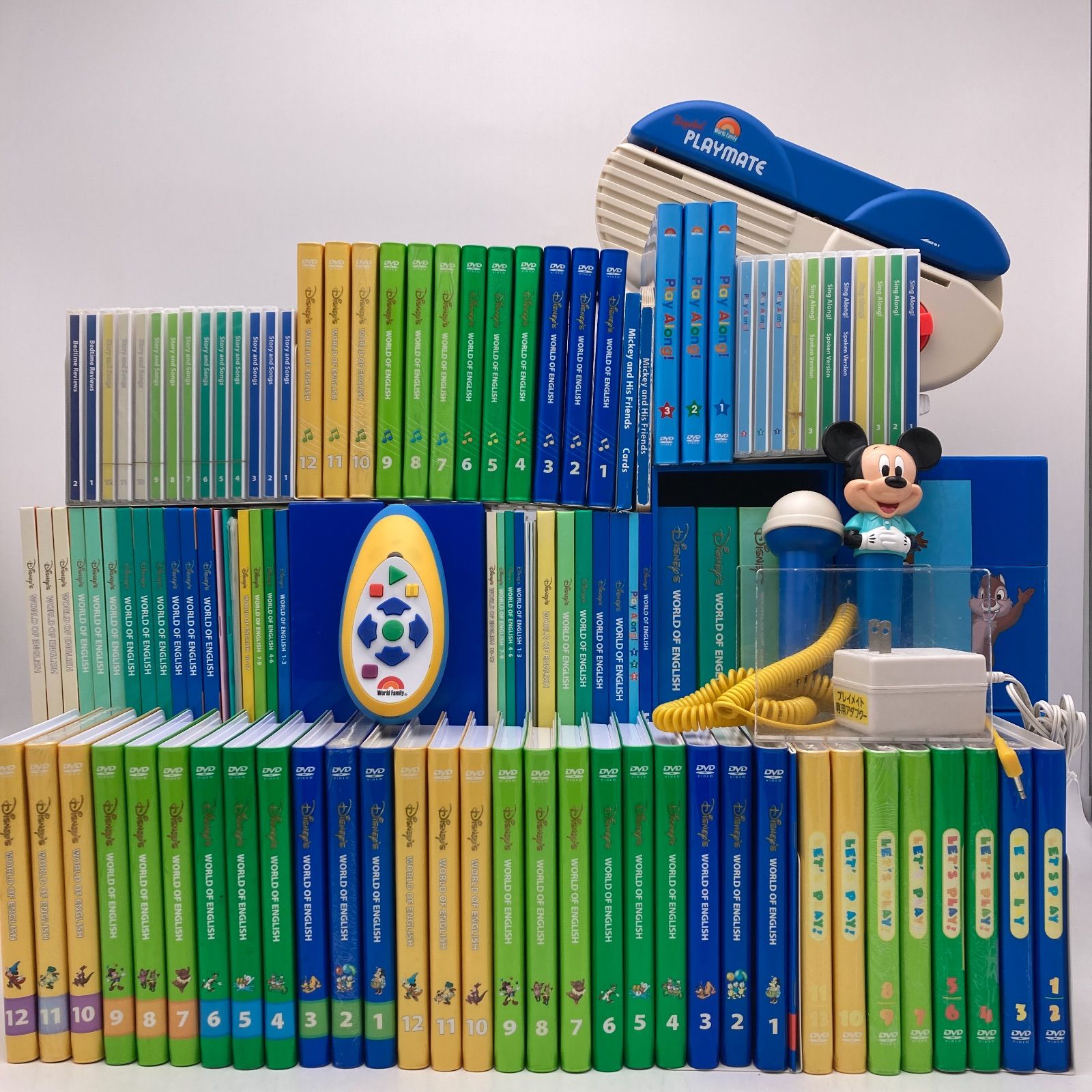 2018年 DWE フルセット ミッキーパッケージ+α ディズニー英語システム