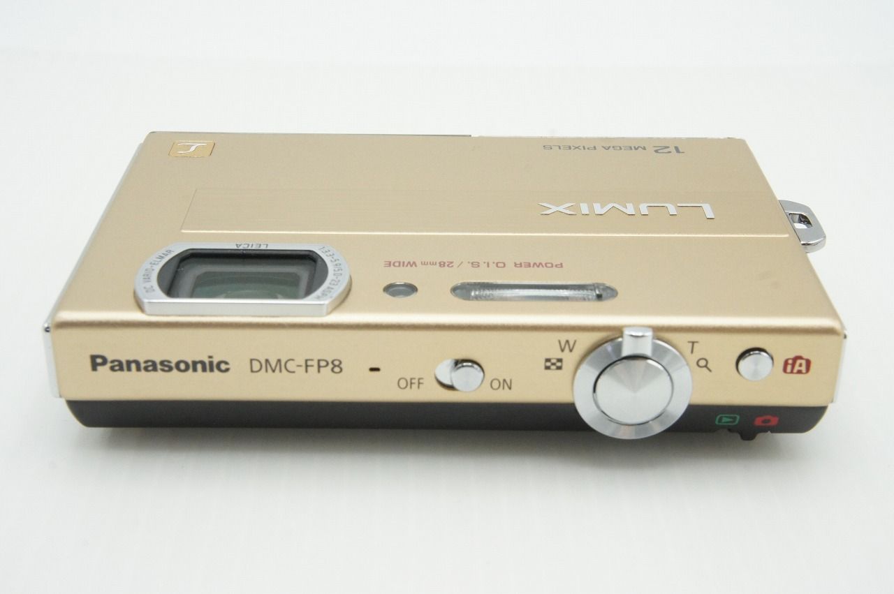 美品】Panasonic LUMIX DMC-FP8 ゴールド 美品 Panasonic パナソニック
