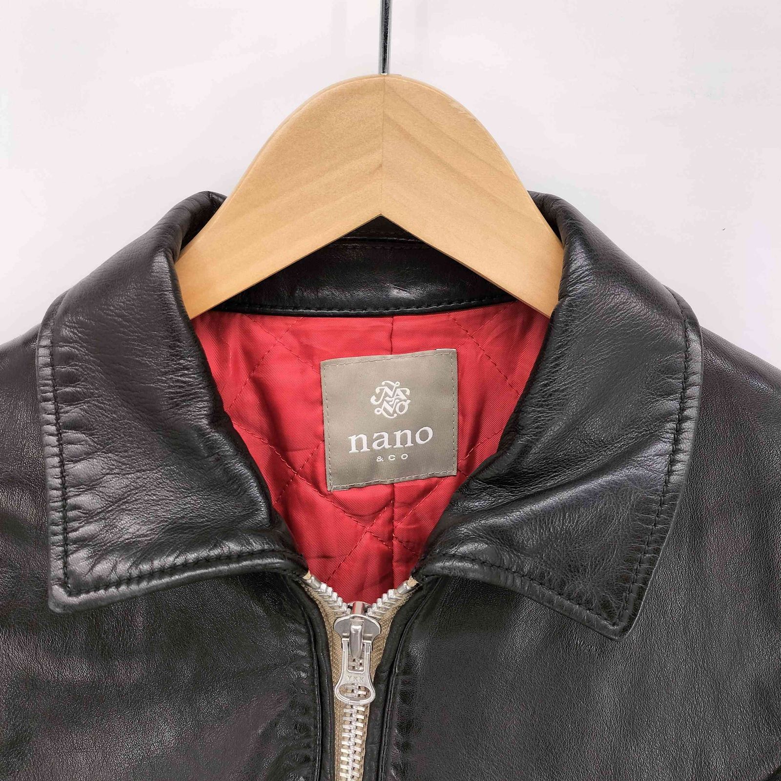 ナノユニバース NANO universe 裏地 キルティング シープレザー