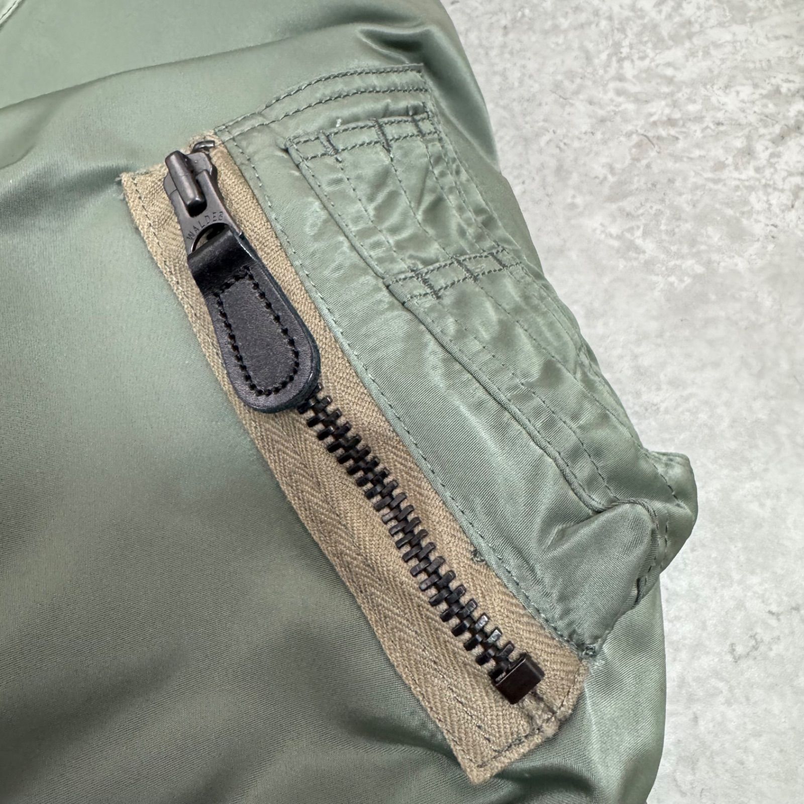 極美品】HYKE ハイク TYPE MA-1 JACKET 17412 OLIVE DRAB サイズ2 M