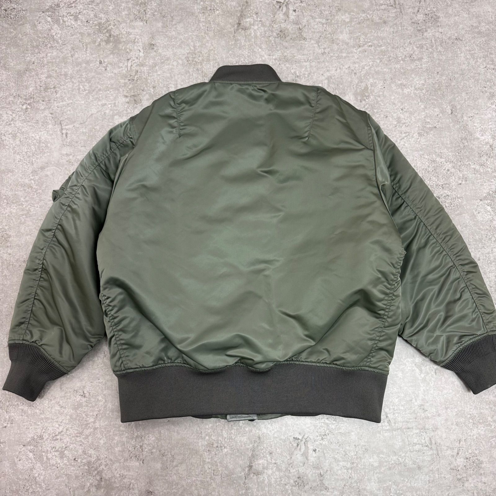 極美品】HYKE ハイク TYPE MA-1 JACKET 17412 OLIVE DRAB サイズ2 M 