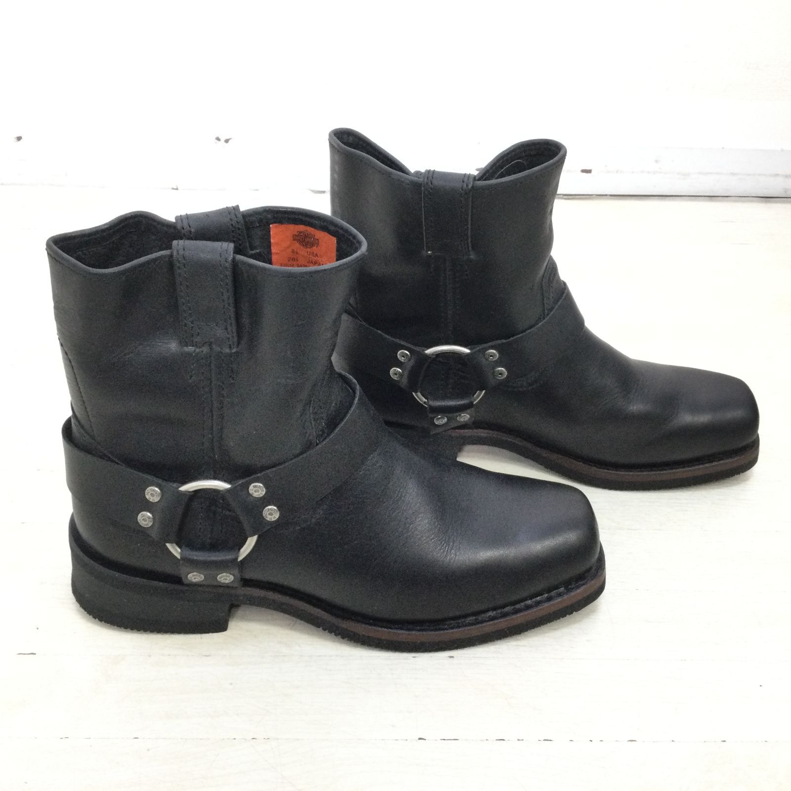 Harley Davidson エンジニアブーツ スクエアトゥ US8.5 サイズ 26.5cm