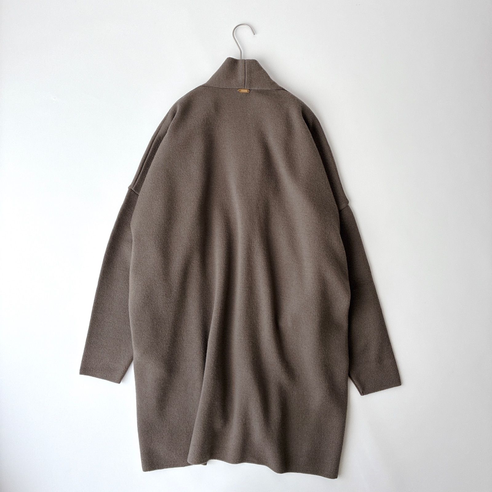 02313 muse ウールカーディガン　ショートガウン ブラウン タグ付 / Deuxieme Classe ドゥーズィエムクラス / スムースニット