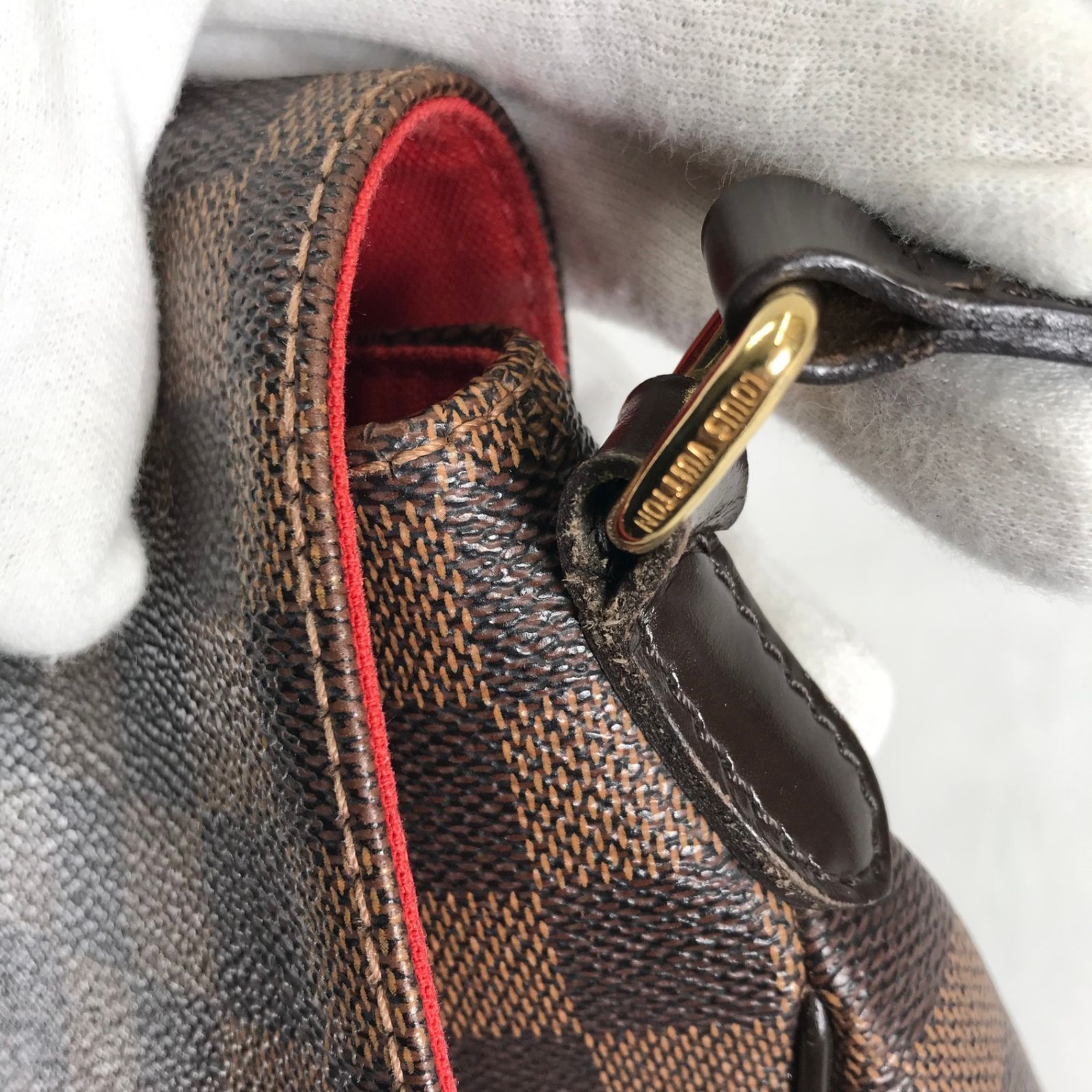 LOUIS VUITTON ルイヴィトン ダミエ ショルダーバッグ ブザス ローズ