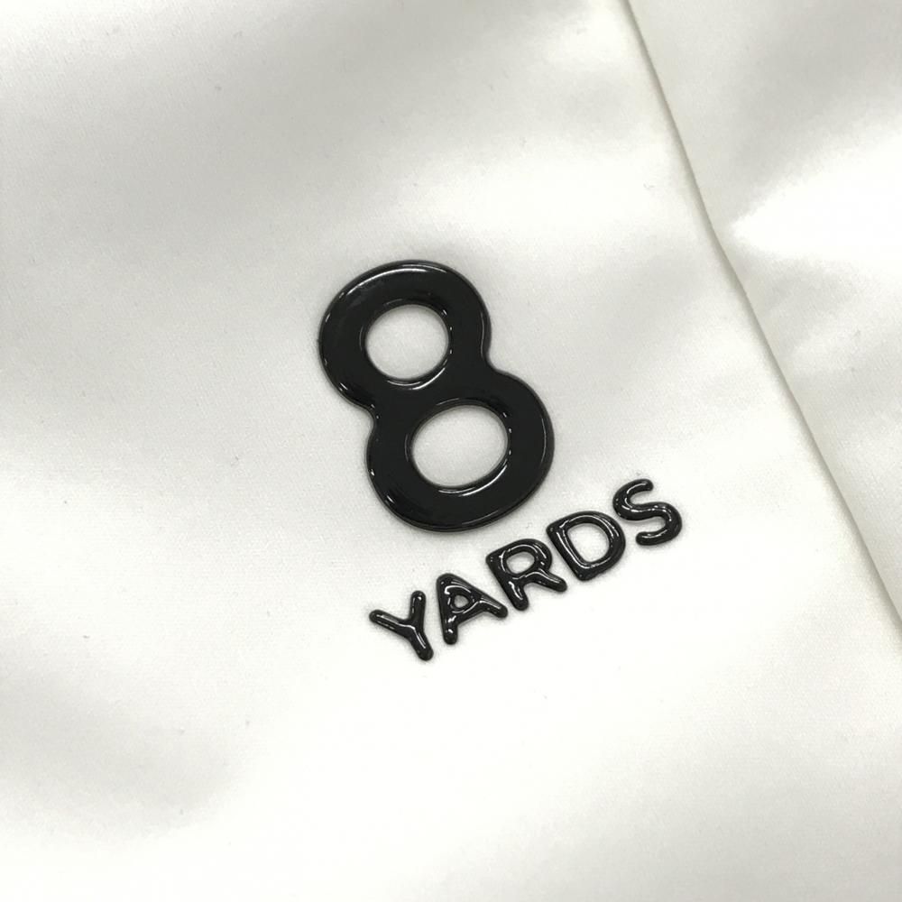 新品】ハチヤーズ パンツ 白 太ももロゴワッペン 裏起毛 ストレッチ