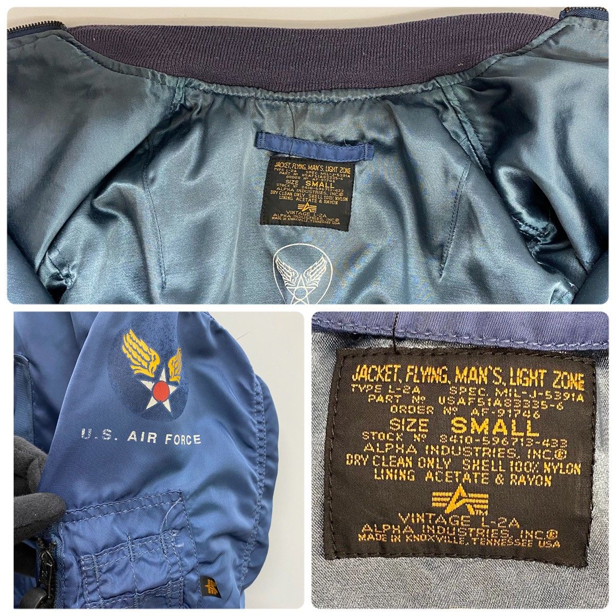 アルファ インダストリーズ ALPHA INDUSTRIES L-2A 50's復刻 フライト
