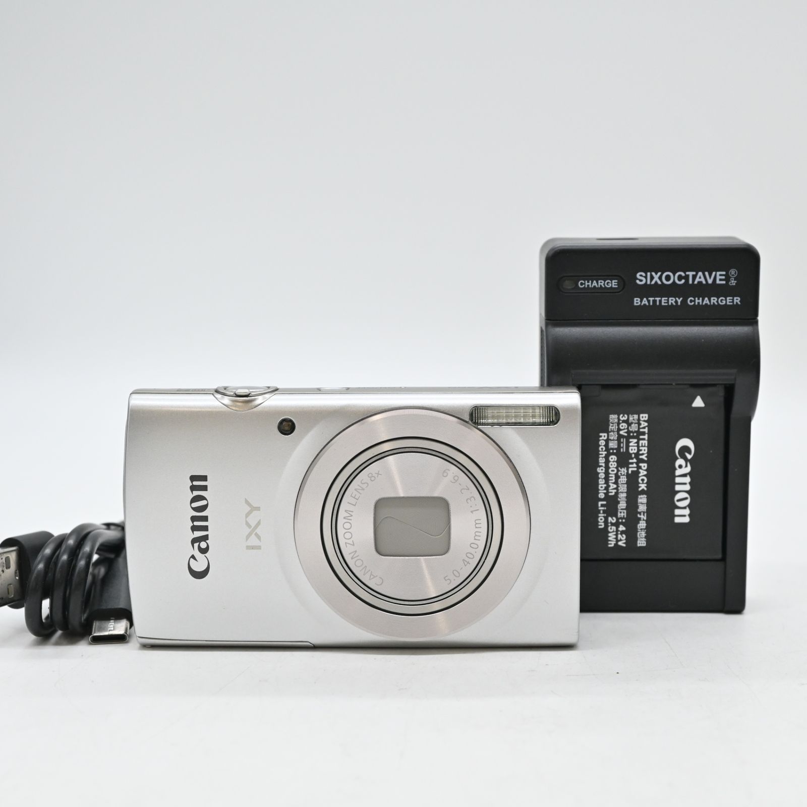良品】Canon デジタルカメラ IXY 200 シルバー - メルカリ