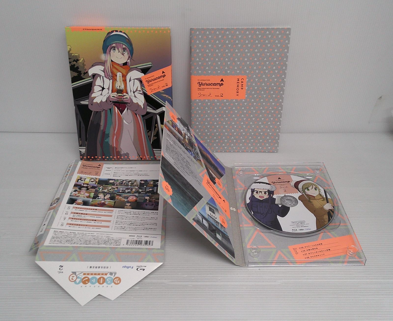 開封品】ゆるキャン△ SEASON2 初回生産限定盤 全3巻セット ブルーレイ