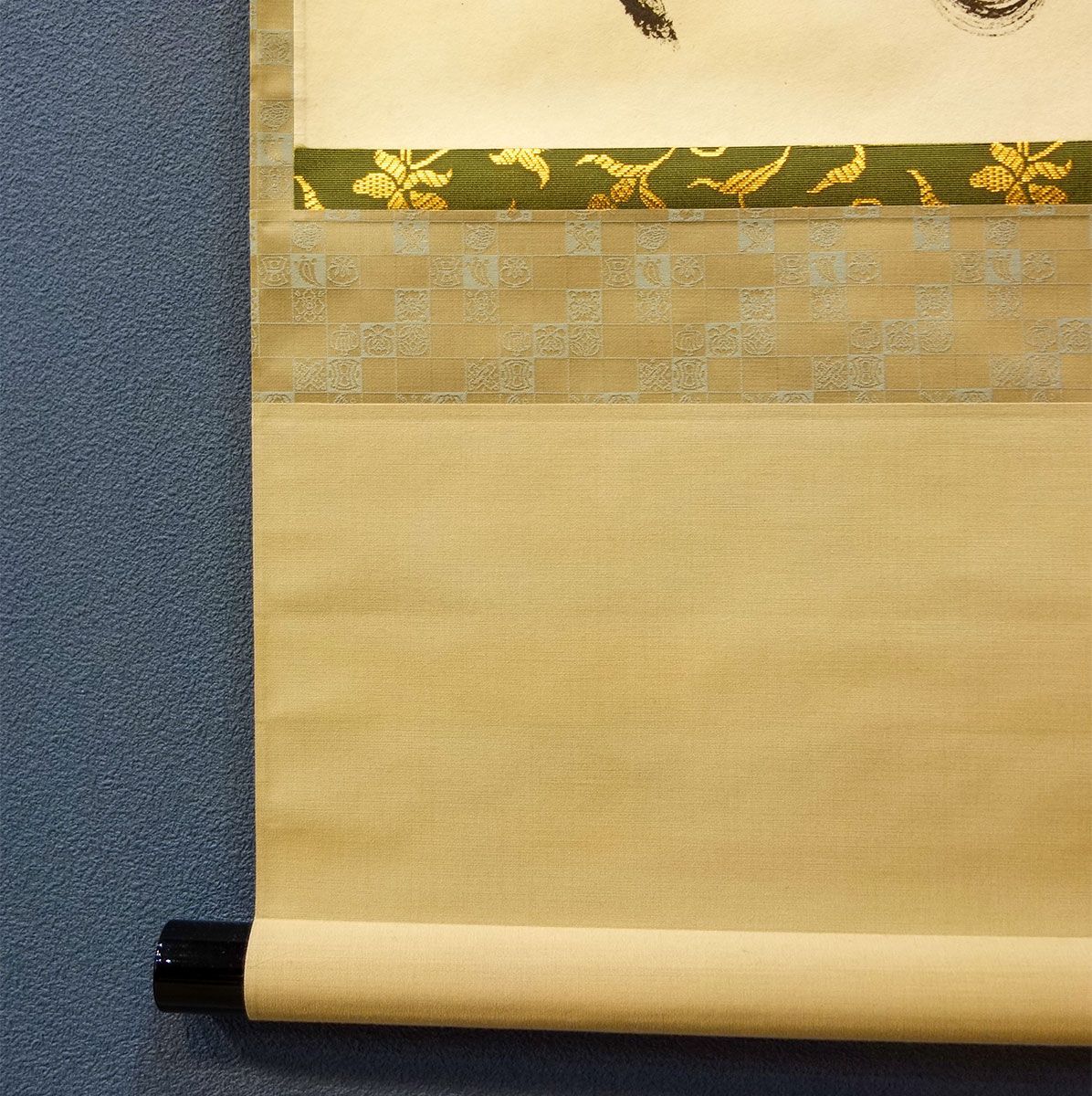 掛け軸 矢野一甫 和尚「閑座聴松風」 尺巾 一行書 肉筆 真筆 手書き