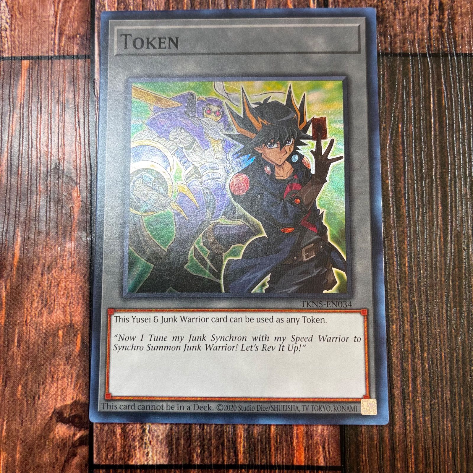 遊戯王 英語版 トークン 不動遊星&ジャンクウォリアー スーパーレア