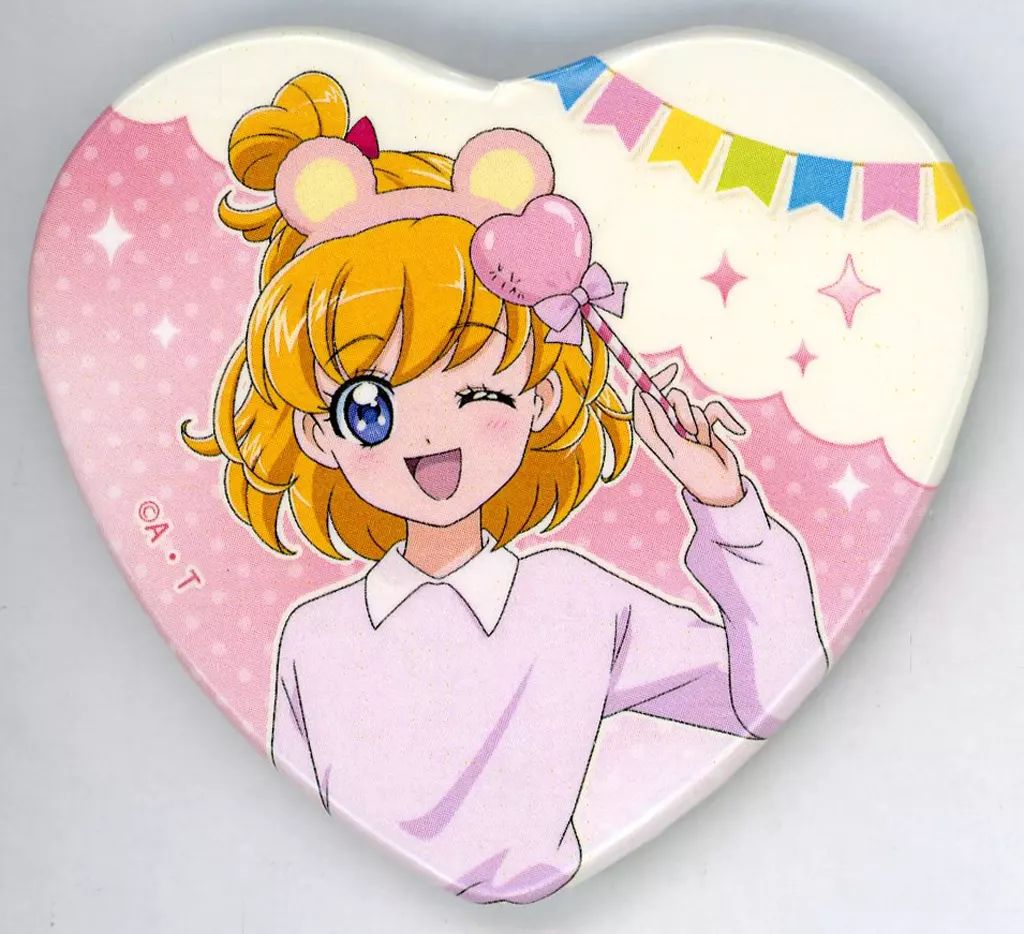 プリキュア　マルイ　缶バッジ　朝日奈みらい 中古】バッジ・ビンズ 朝日奈みらい(魔法つかいプリキュア!)(ノーマル