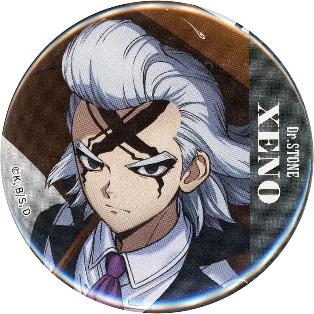 Dr.STONE DMMスクラッチ レイニーデイ E賞 缶バッジ 千空 Dr.STONE