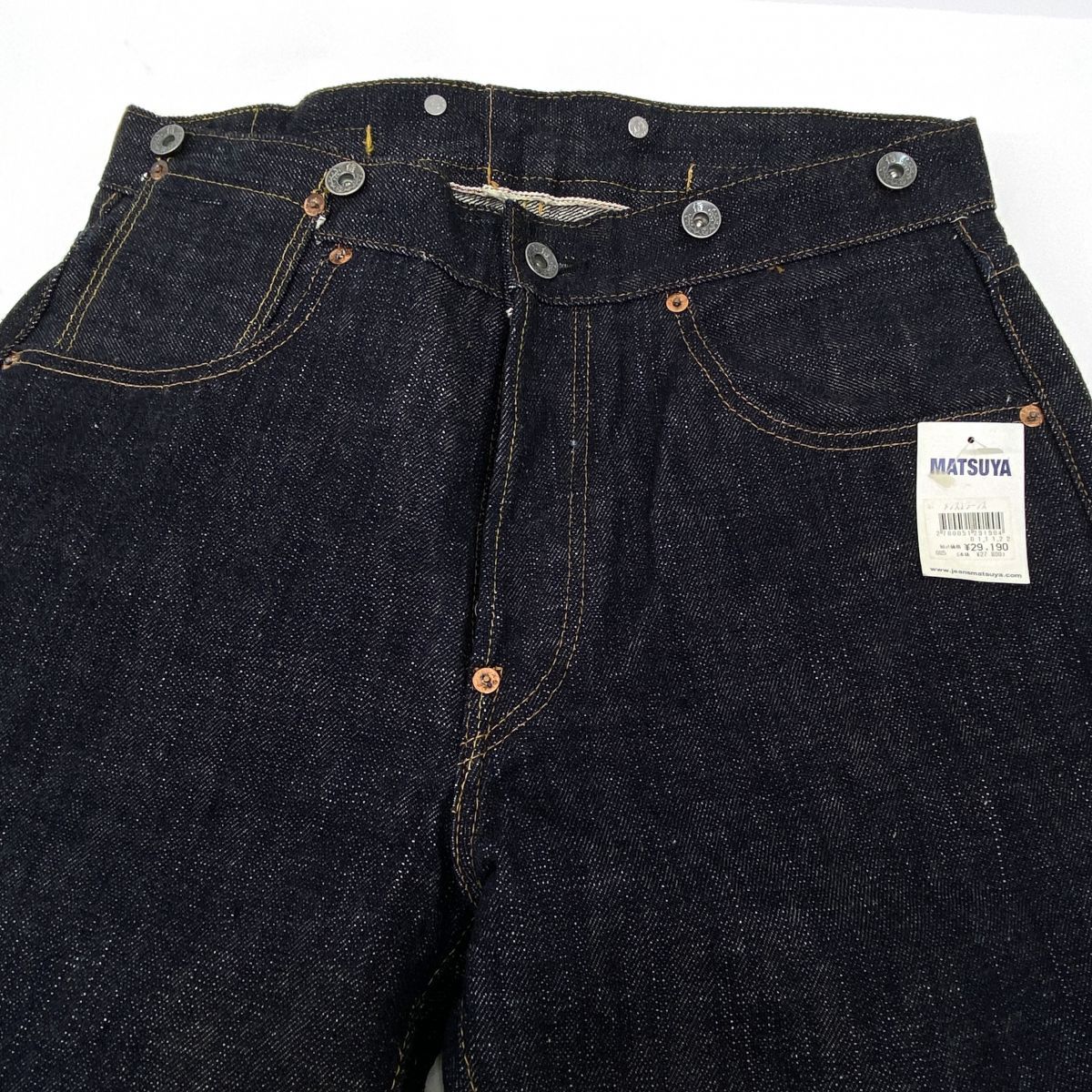 未使用】SAMURAI JEANS サムライジーンズ 17oz武士道セルビッチ デニム