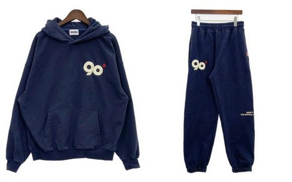 9090 ナインティナインティ セットアップ スウェット パンツ パーカー