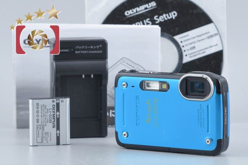 【中古】OLYMPUS オリンパス TOUGH TG-620 ブルー コンパクトデジタルカメラ シャッター回数僅少 OLYMPUS オリンパス 【中古】OLYMPUS オリンパス TOUGH TG-620 ブルー